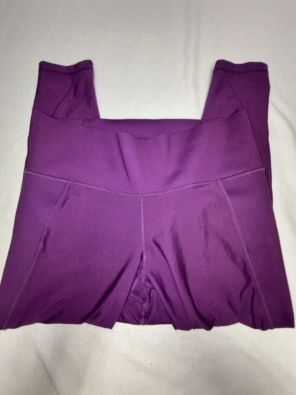 Old Navy Go Dry Active leggings 1x Plus Purple High Waist